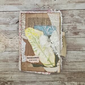 Pink Embellished Junk Journal: Flowers, Birds and Butterflies (Benevolent)
